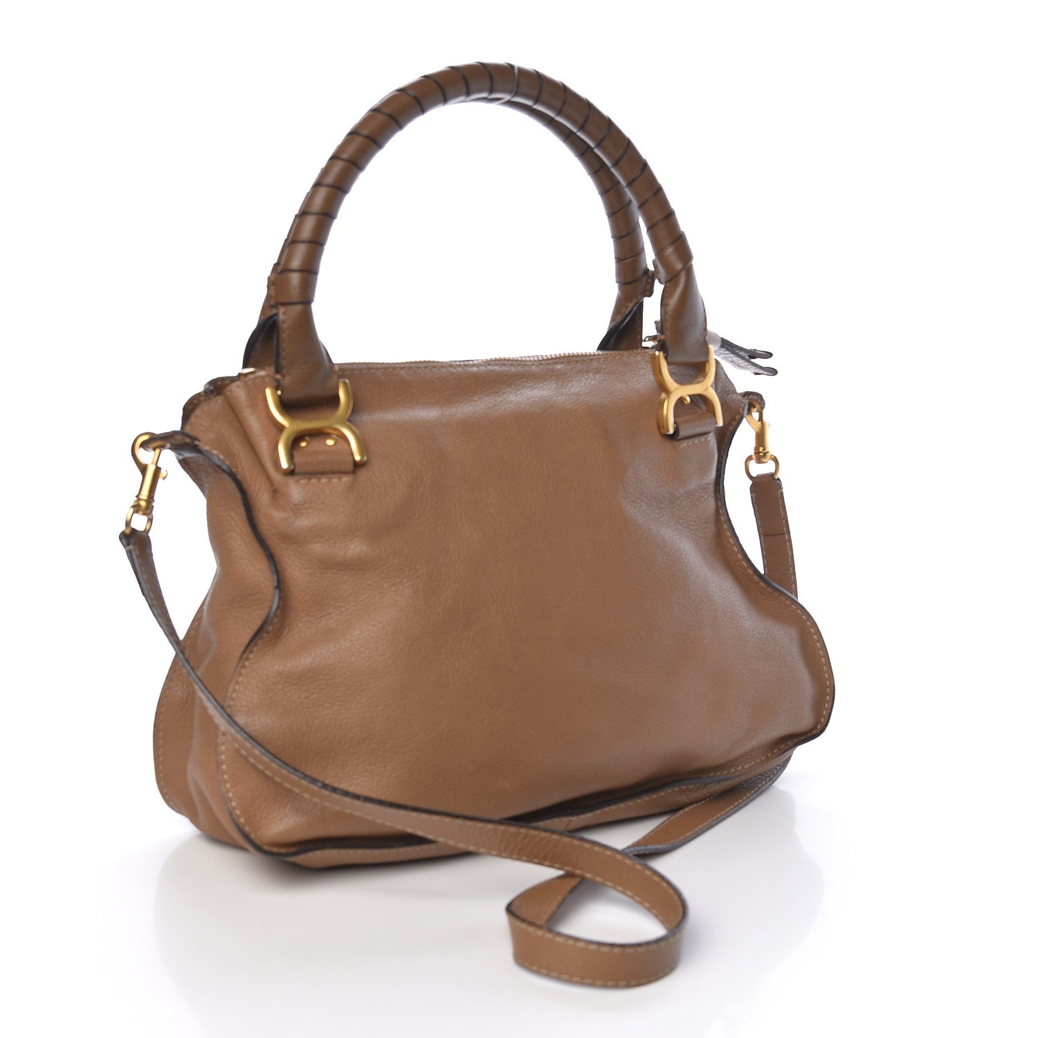 Chloe Calfskin Medium Marcie Satchel Nut 3 of 22