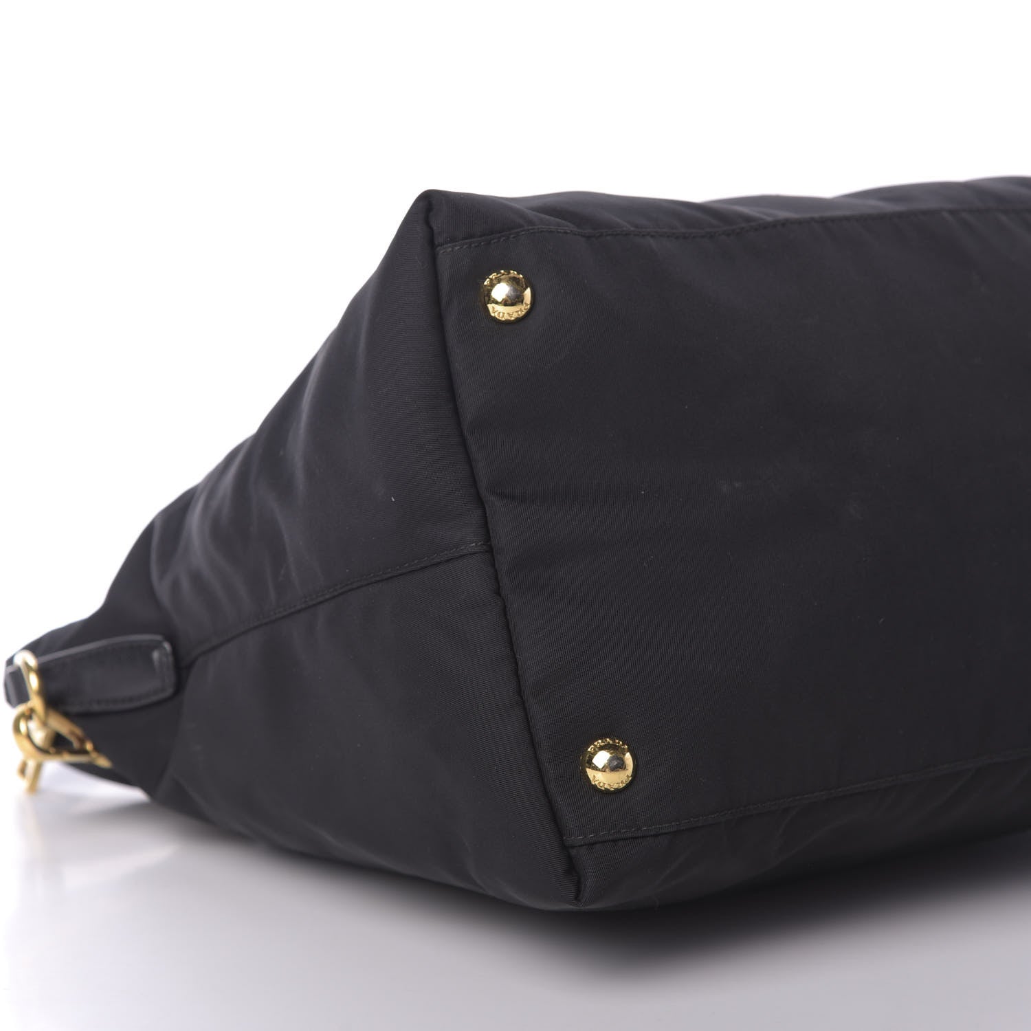 Prada Tessuto Nylon Saffiano Tote Black 6 of 9