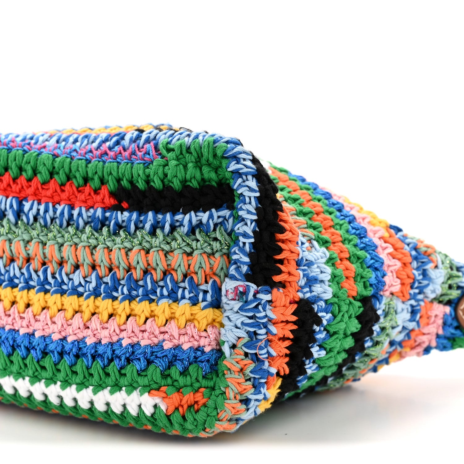 Miu Miu Fabric Crochet Pouch Multicolor 1786281 – FASHIONPHILE