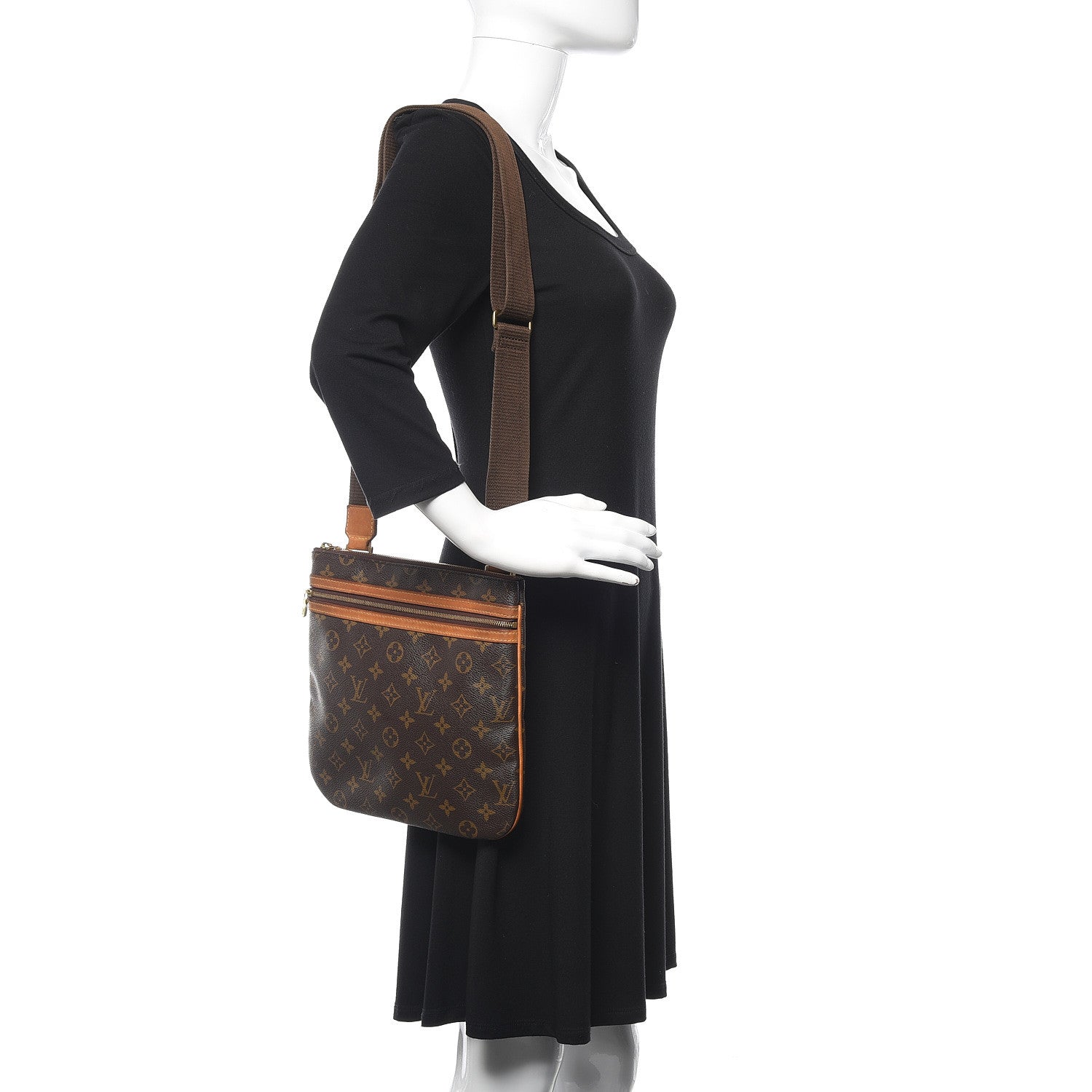 Louis Vuitton Monogram Bosphore Pochette 2 of 13