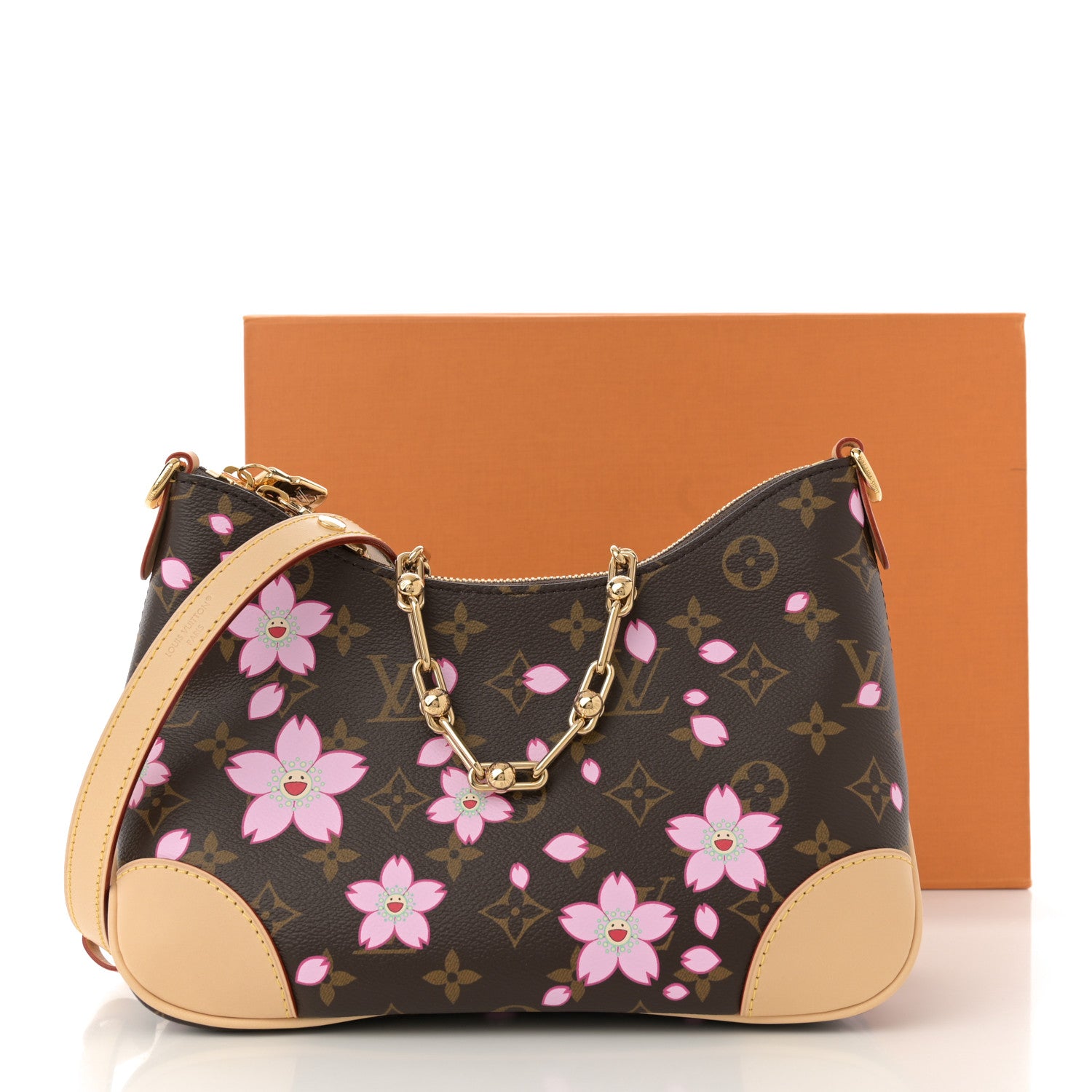 Louis Vuitton LV x TM Monogram Chery Blossom Boulogne Sakura Brown 10 of 10
