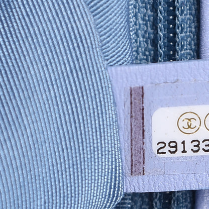 Chanel Jersey Lambskin Quilted Medium 19 Flap Light Blue 7 of 10
