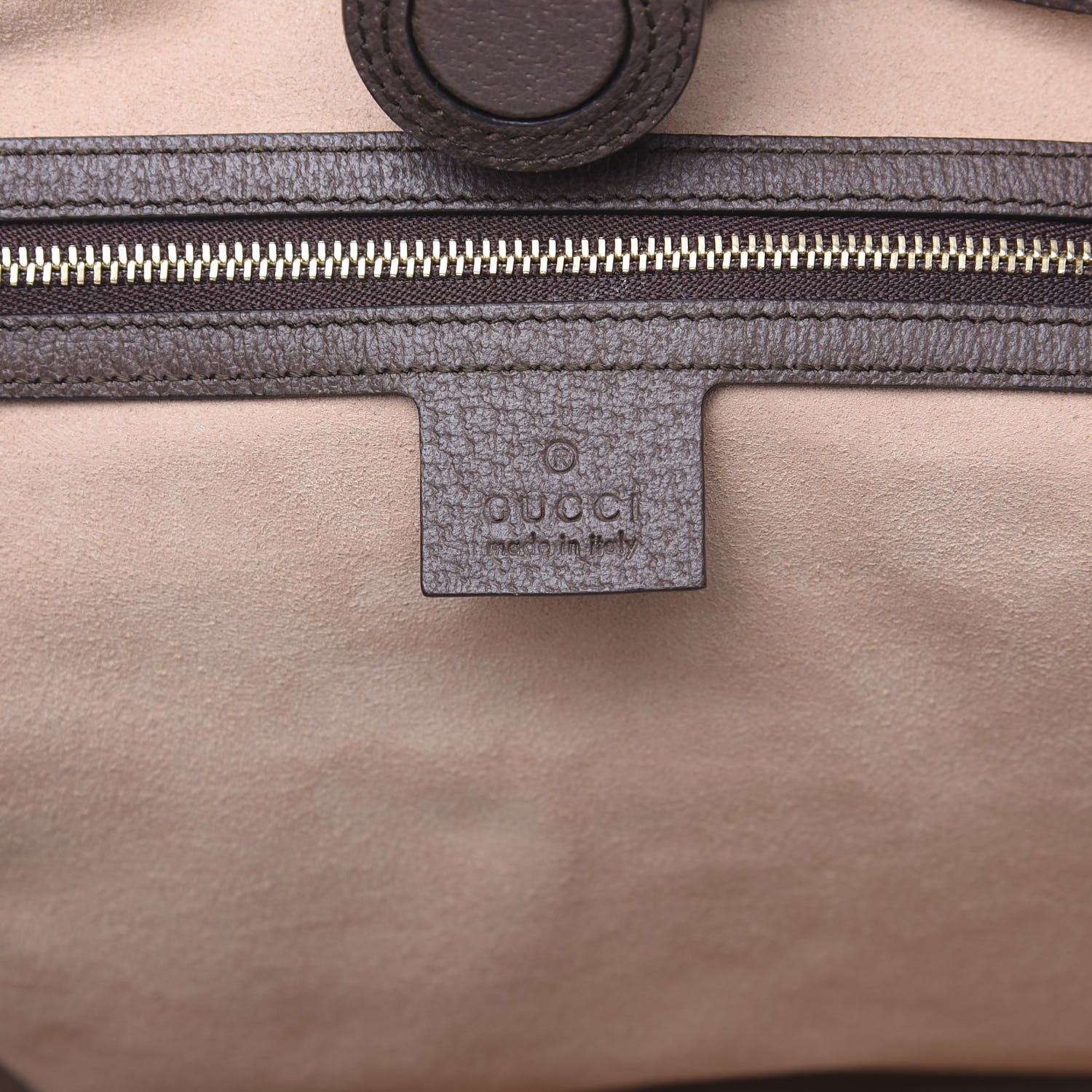 Gucci GG Supreme Monogram Medium Ophidia Shopping Tote Brown 7 of 9
