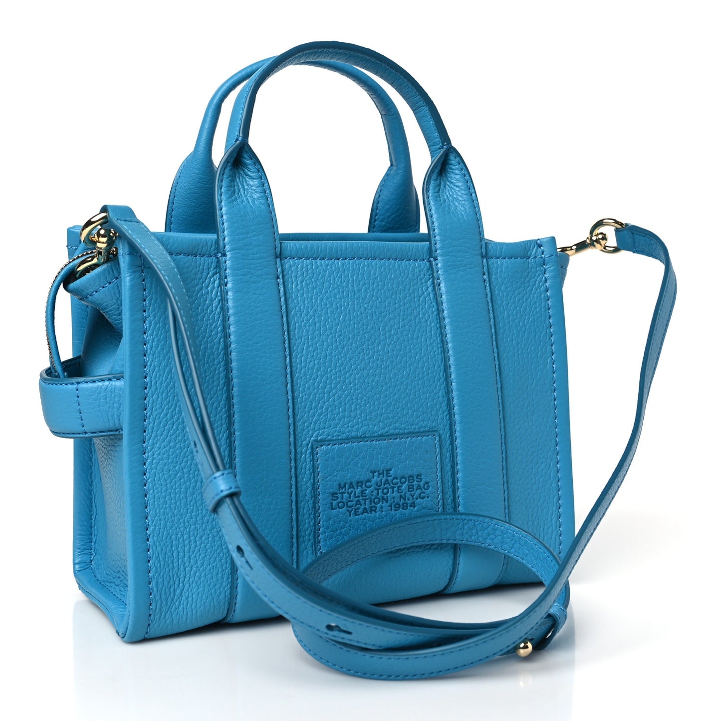 Grained Calfskin Small The Tote Bag Barrier Reef