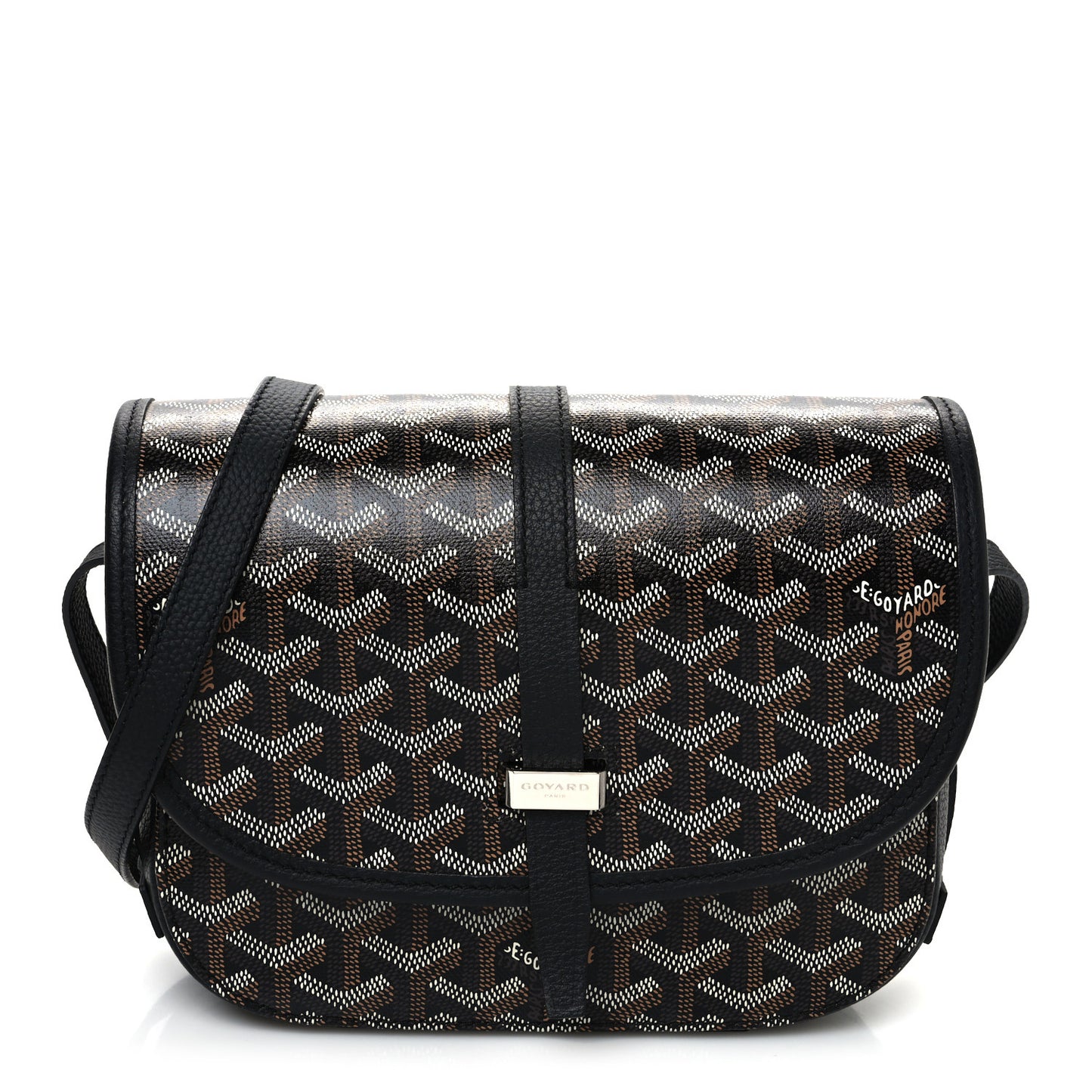 Goyardine Belvedere II PM Messenger Bag Black