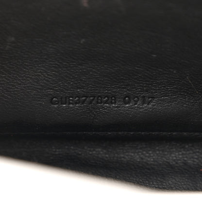 Saint Laurent Grain De Poudre Matelasse Chevron Monogram Chain Wallet White 7 of 12