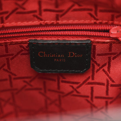 Christian Dior Lambskin Cannage Medium Lady Dior Black 6 of 10