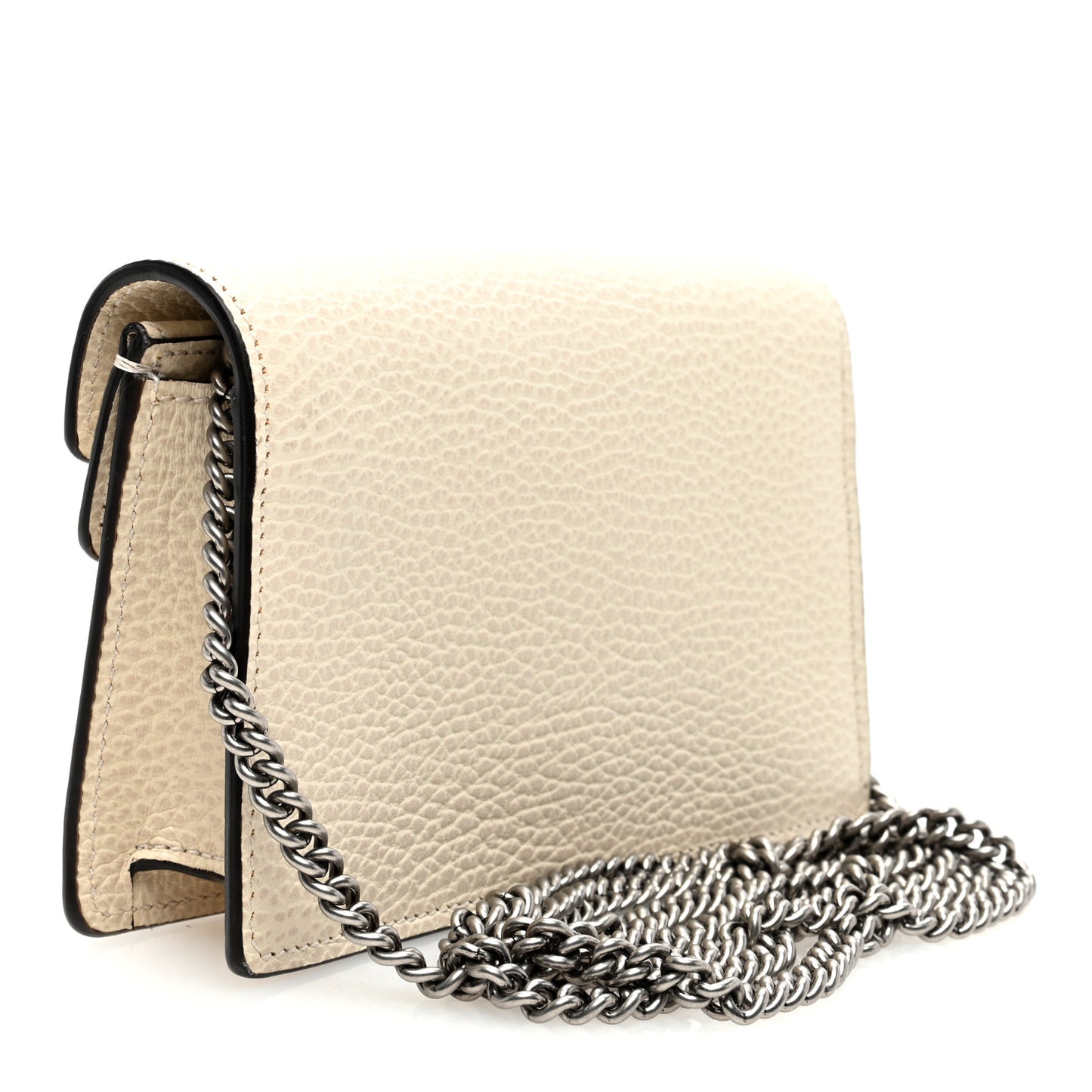 Dollar Calfskin Crystal Super Mini Dionysus Shoulder Bag Mystic White Black Diamond