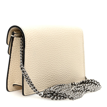 Gucci Dollar Calfskin Crystal Super Mini Dionysus Shoulder Bag Mystic White Black Diamond 2 of 9