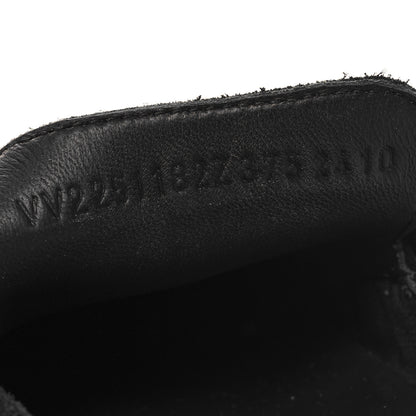 Hermes Suede Calfskin Go Mules 37.5 Black 7 of 9