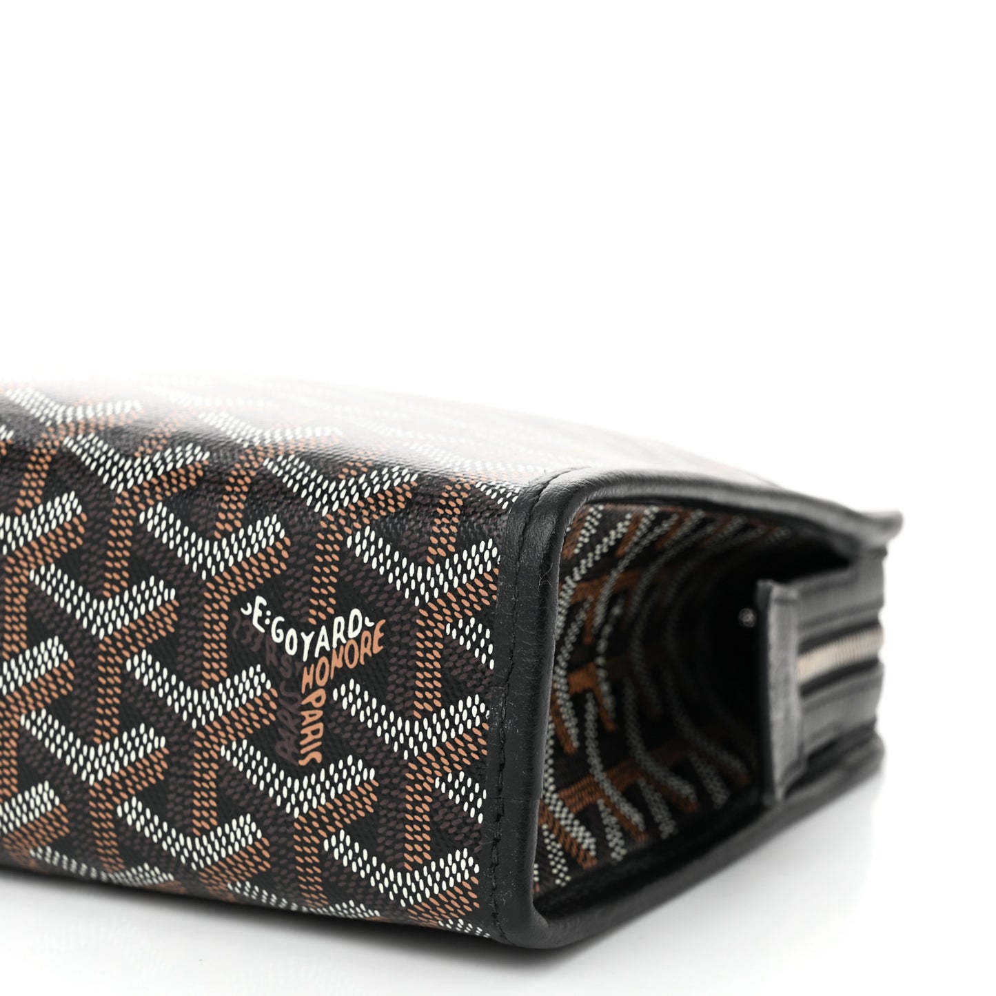Goyardine Jouvence MM Toiletry Pouch Black