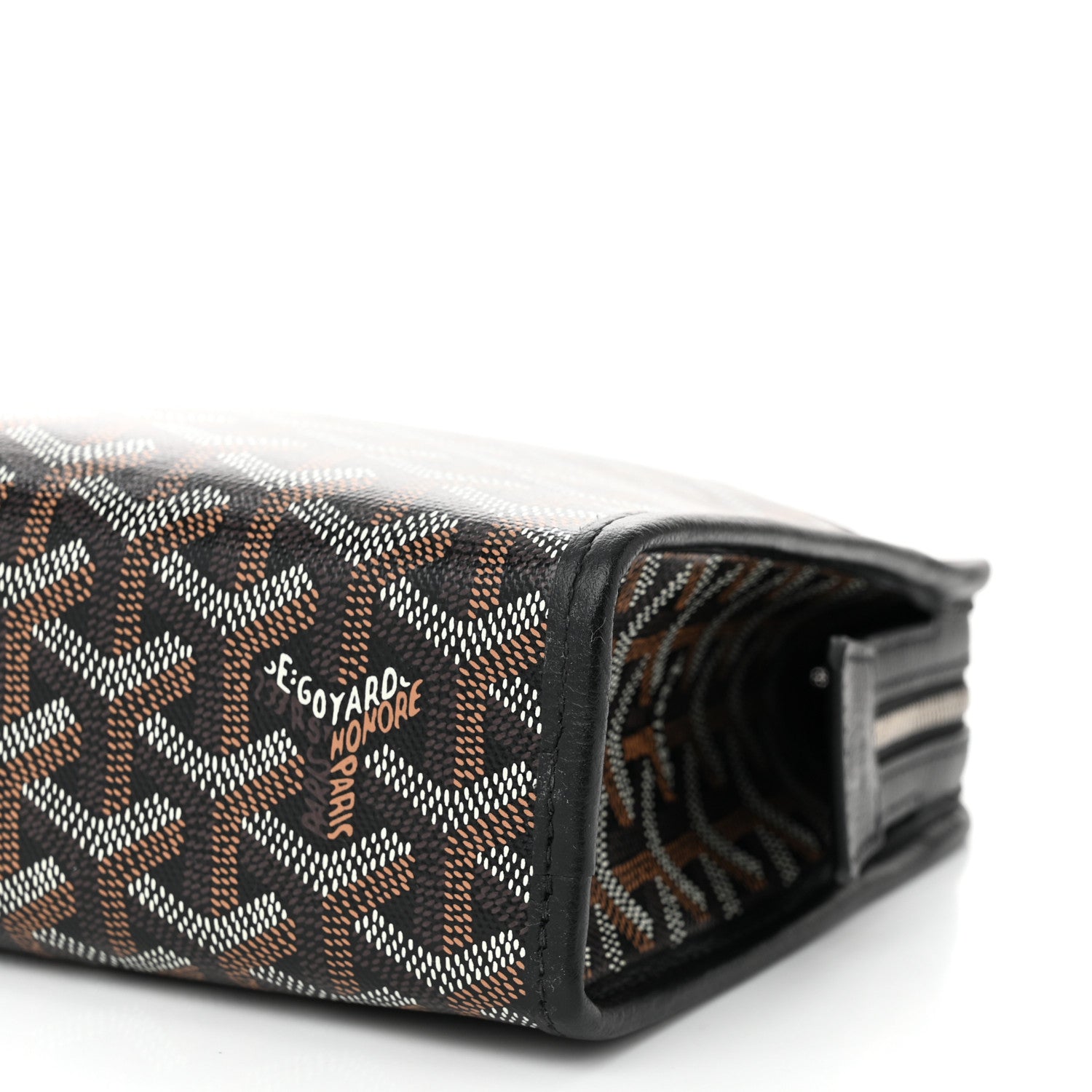 Goyard Goyardine Jouvence MM Toiletry Pouch Black 10 of 10