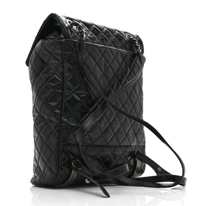 Chanel Calfskin Quilted Large Salzburg Mountain Backpack Black 3 of 10