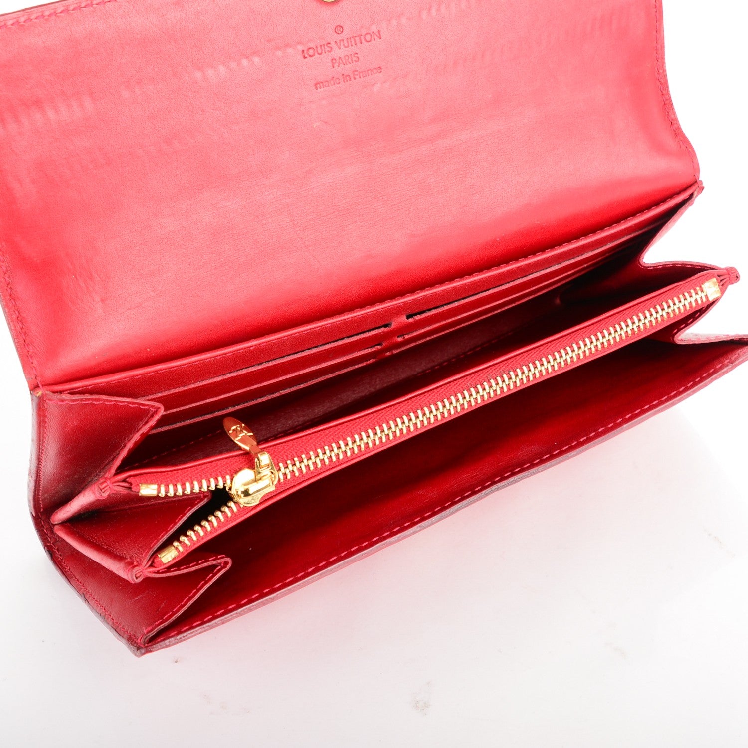 Louis Vuitton Vernis Sarah Wallet Pomme D'Amour 6 of 9