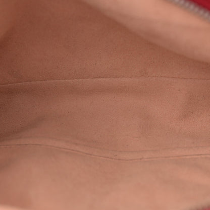 Gucci Calfskin Matelasse Small GG Marmont Chain Shoulder Bag Hibiscus Red 5 of 14