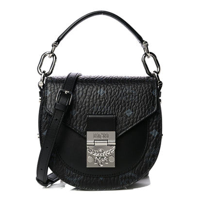 MCM Visetos Mini Patricia Crossbody Bag Black 1 of 7