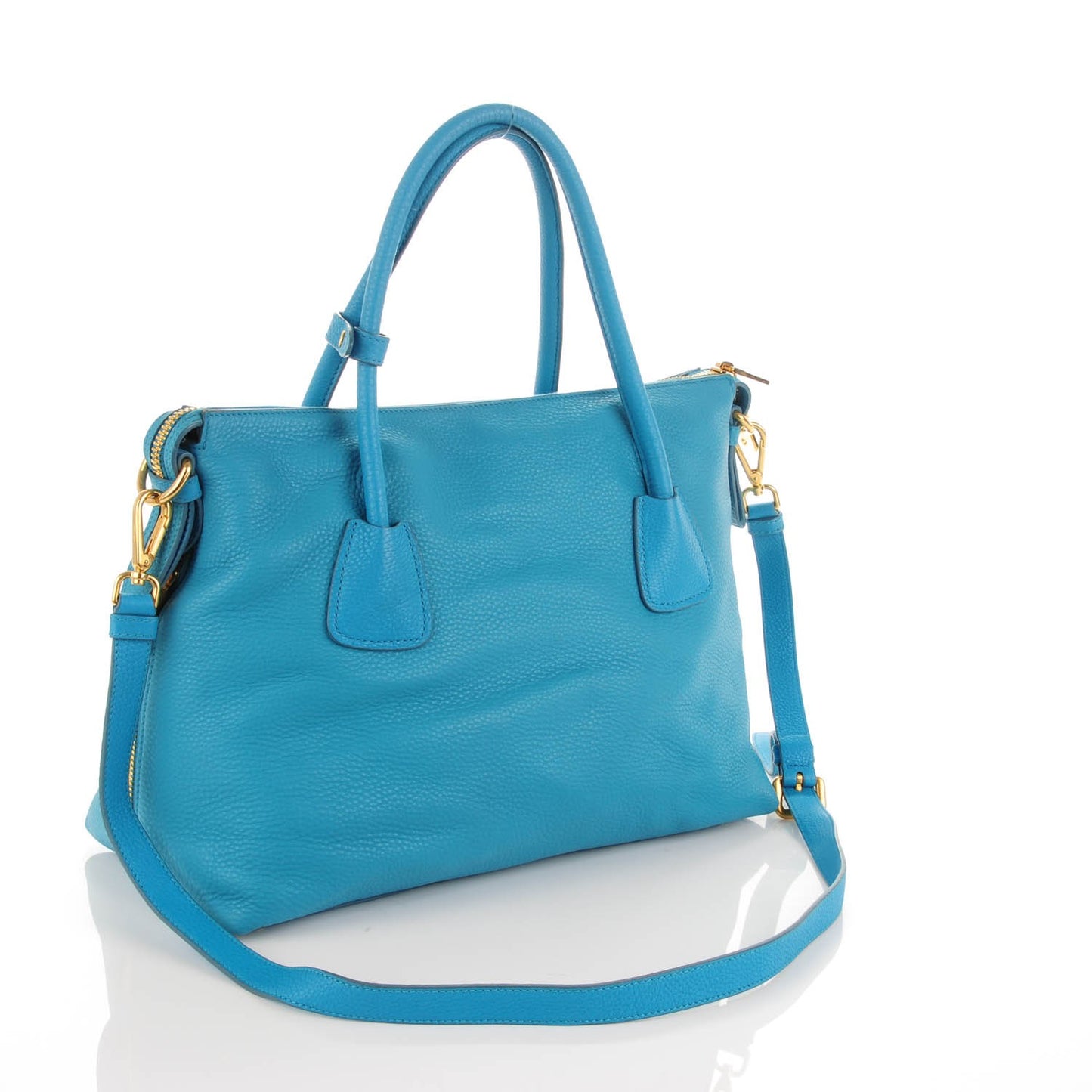 Vitello Daino Side Zip Tote Voyage