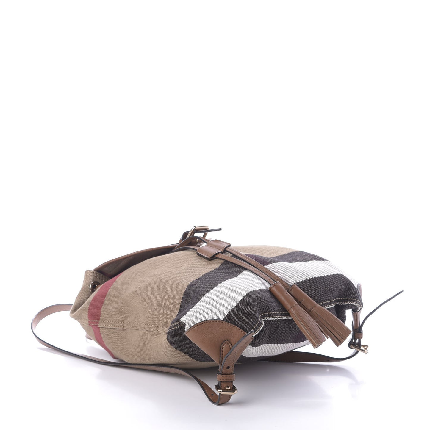 Overdyed Canvas Mega Check Medium Chiltern Backpack Tan