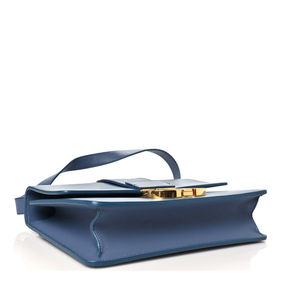 Smooth Calfskin 30 Montaigne Flap Bag Blue