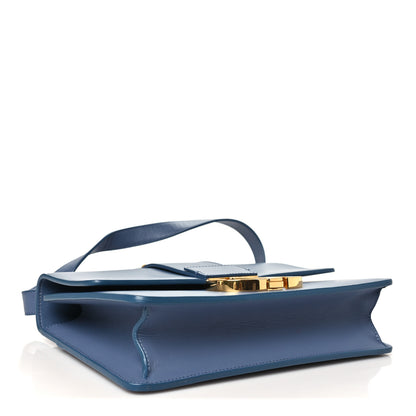 Christian Dior Smooth Calfskin 30 Montaigne Flap Bag Blue 4 of 9