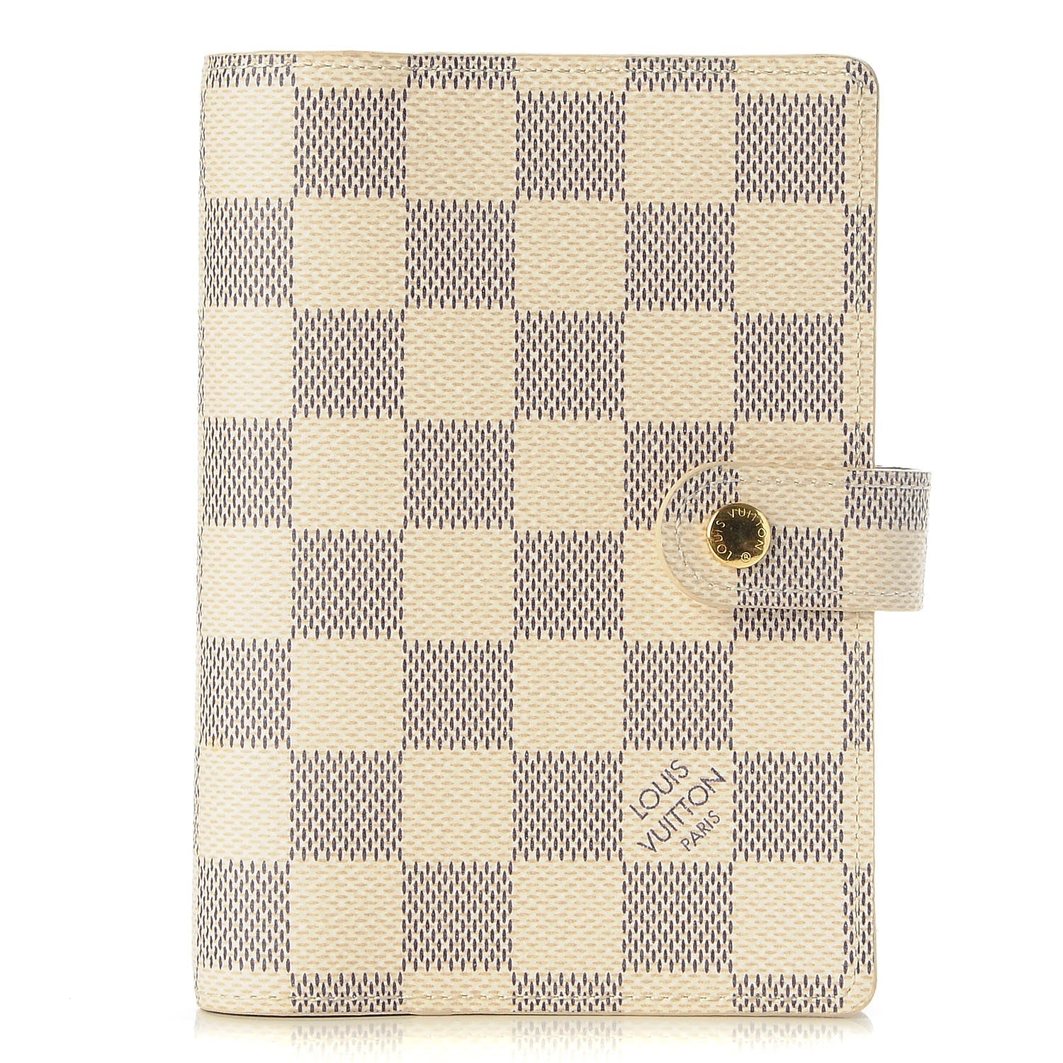 Louis Vuitton Damier Azur Small Ring Agenda Cover 1 of 7