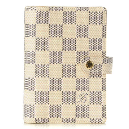 Louis Vuitton Damier Azur Small Ring Agenda Cover 1 of 7