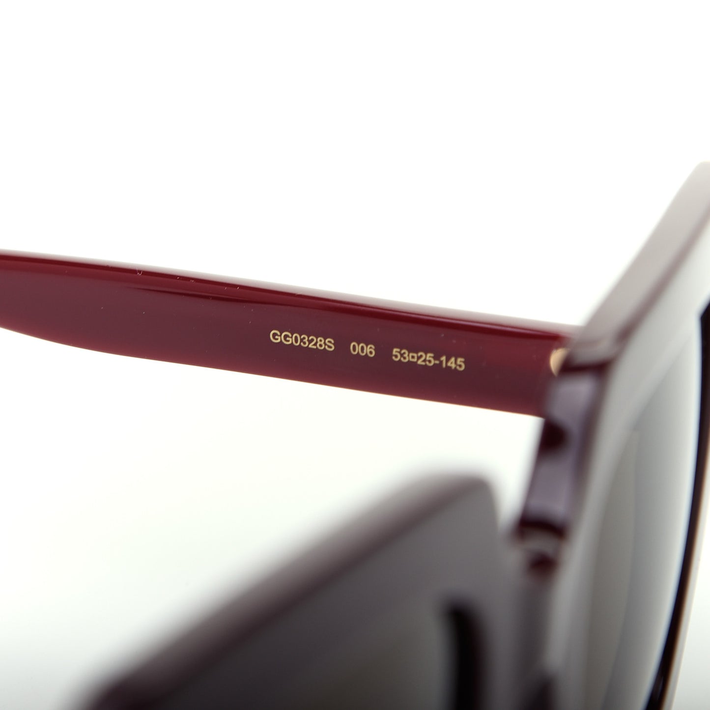 Acetate Oversize Sunglasses GG0328S Red