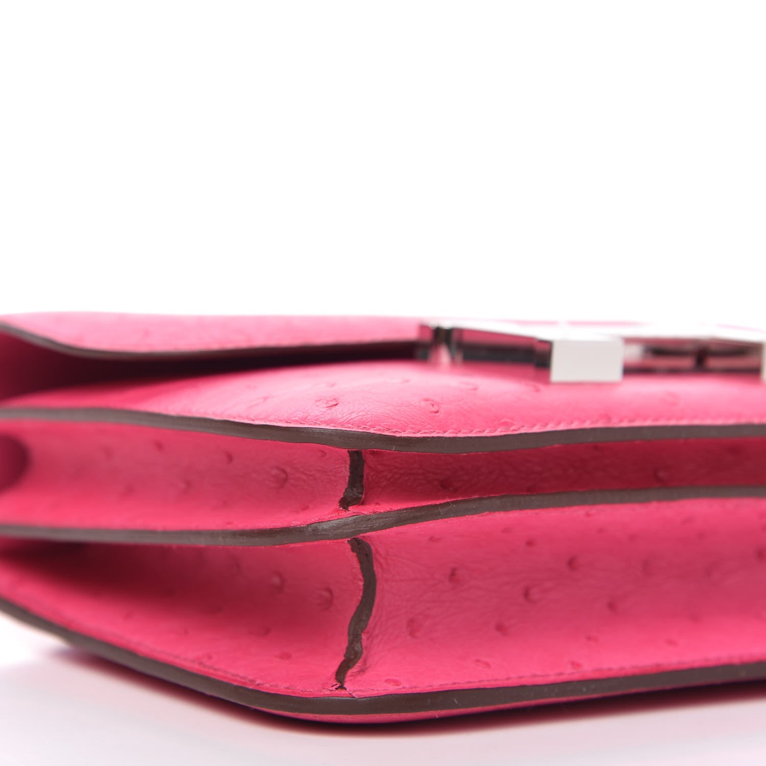 Hermes Ostrich Constance 18 Rose Tyrien 6 of 11