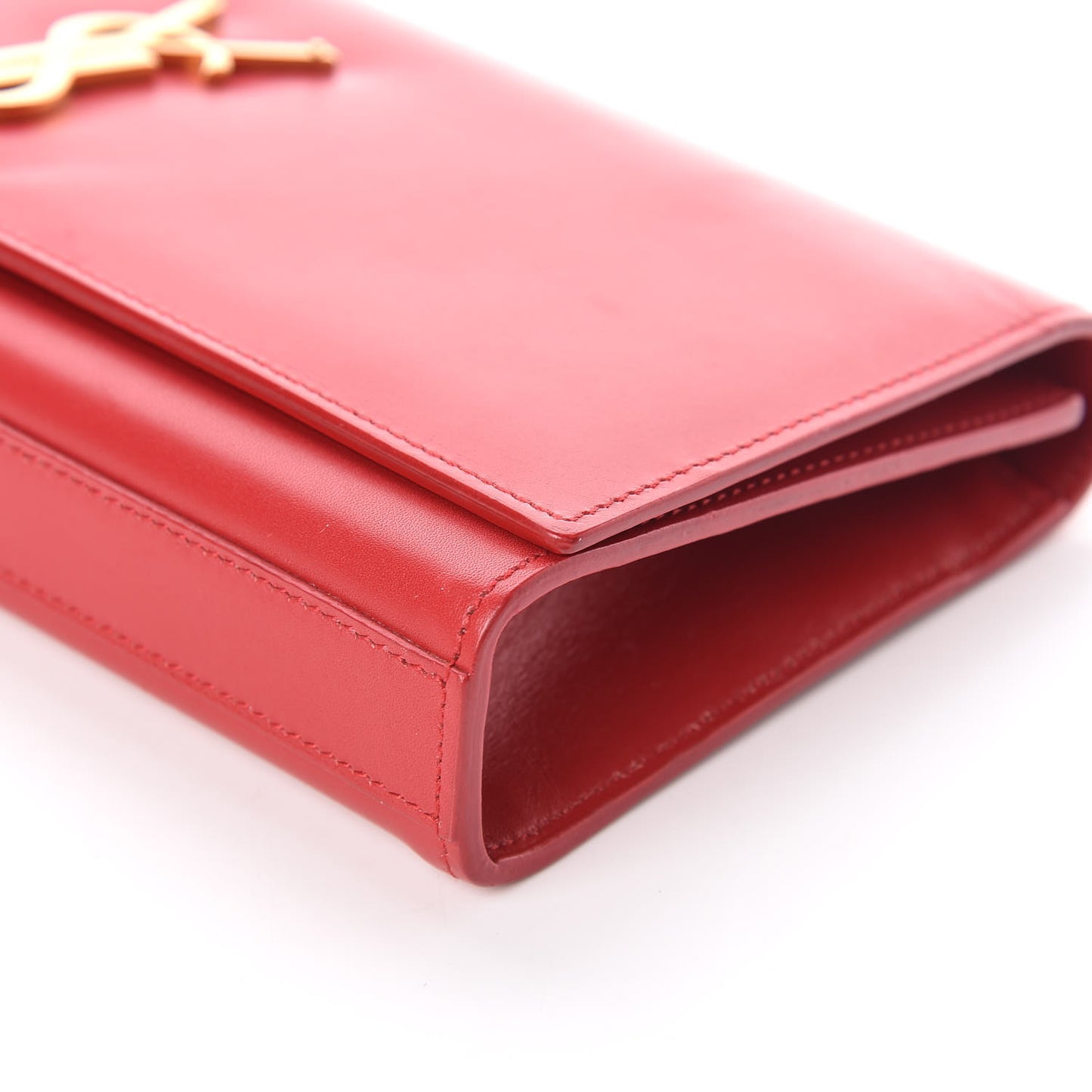 Calfskin Monogram Cassandre Clutch Rouge Orient