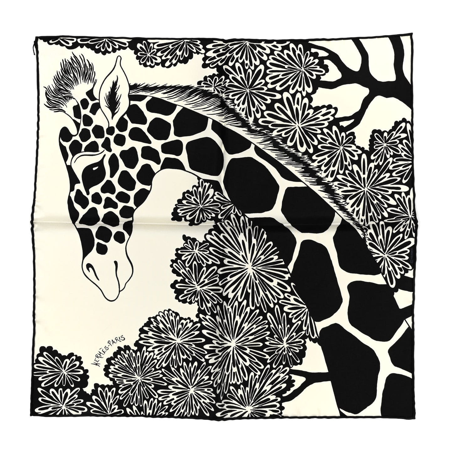 Silk The Three Graces Zoom Scarf 45 Blanc Casse Black