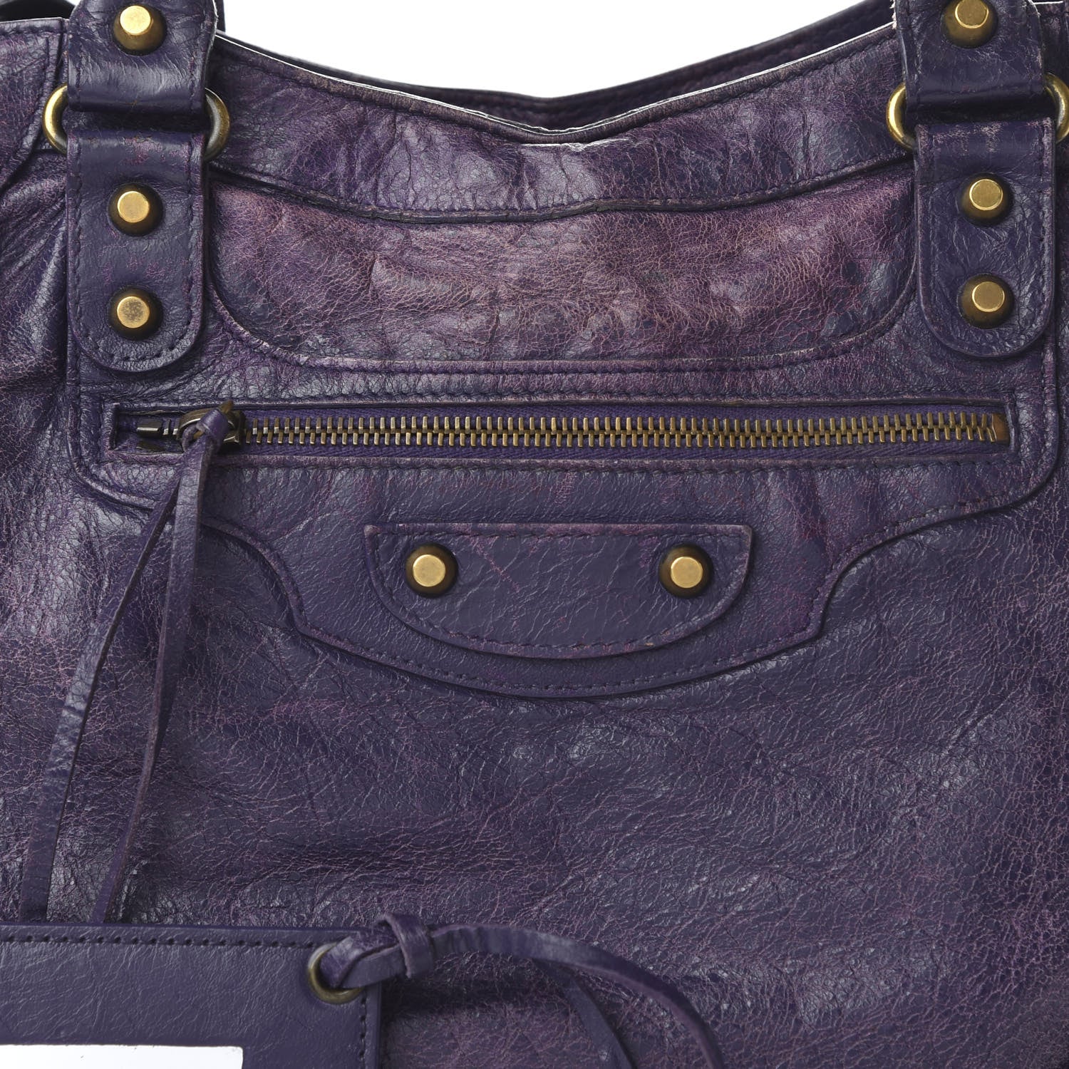 Balenciaga Agneau Classic Gold Hardware Velo Dark Violet 11 of 13