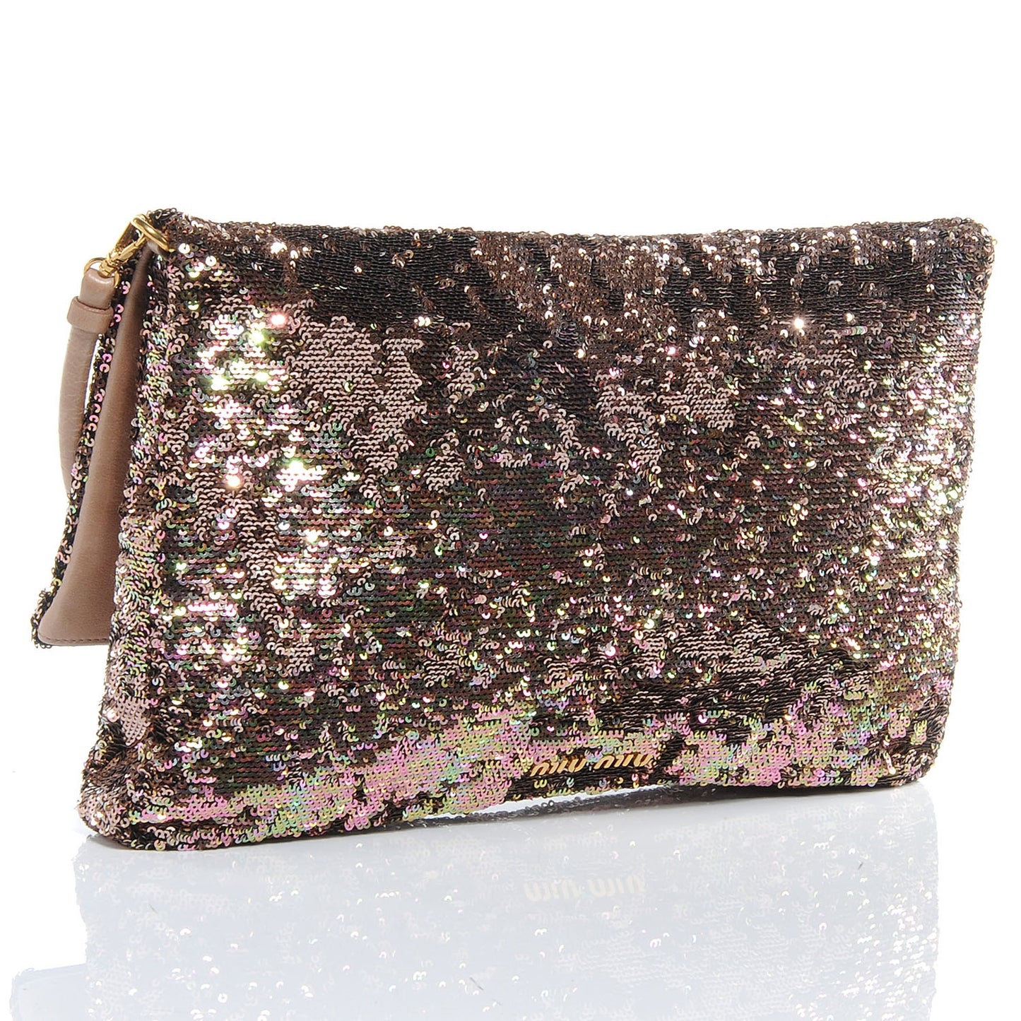 Oversized Sequined Clutch