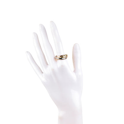 Cartier 18k Pink Yellow White Gold Les Must De Trinity Ring 60 9 2 of 4