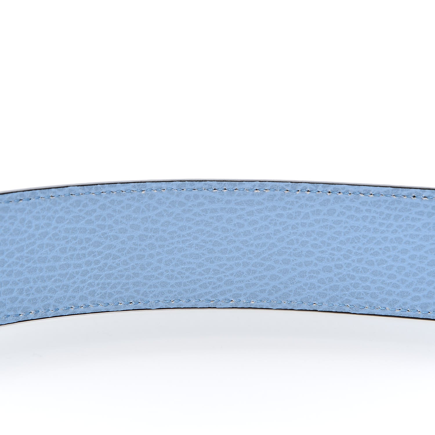 Gucci Dollar Calfskin 1973 Reversible Belt 85 34 Black Mineral Blue 7 of 7