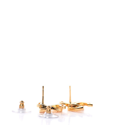 Chanel Metal Obazine CC Earrings Gold 3 of 4