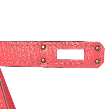 Hermes Chevre Mysore Mini Kelly Sellier 20 Rose Lipstick 13 of 29