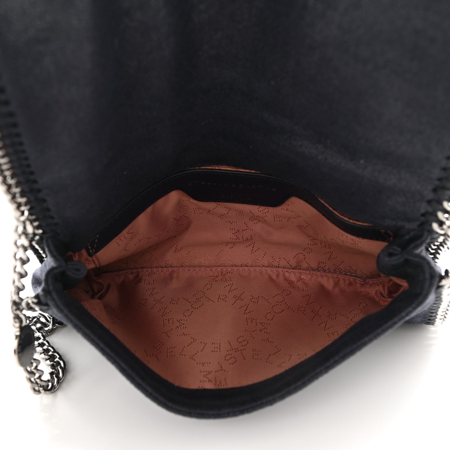 Shaggy Deer Falabella Crystal Embellished Crossbody Bag Blue