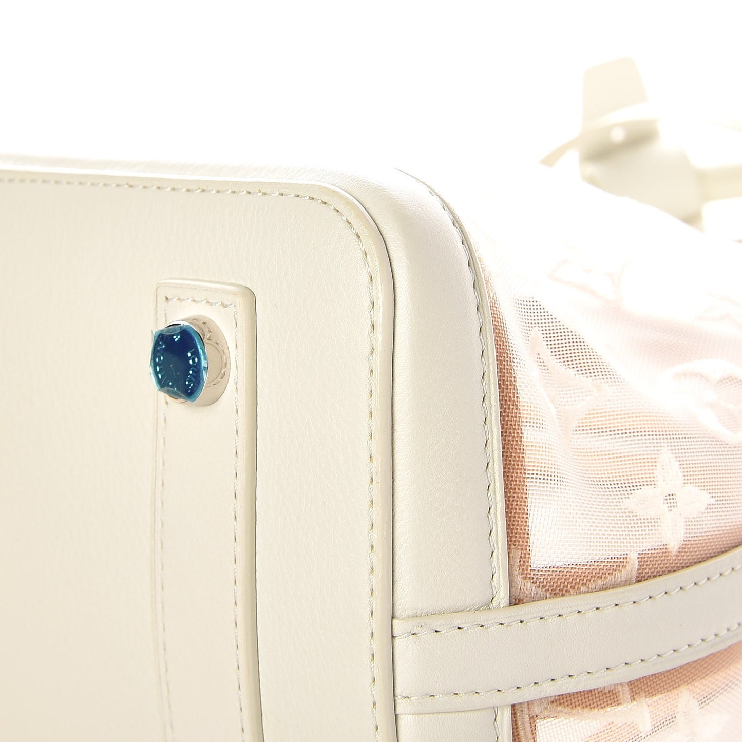 Monogram Transparence Lockit White