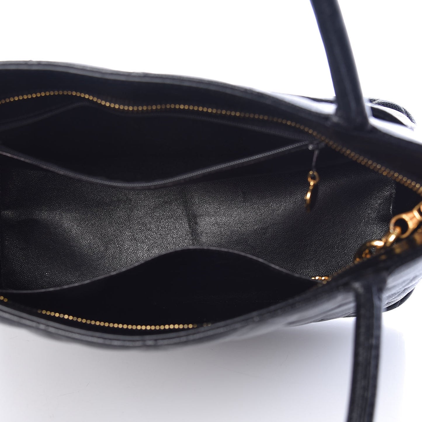 Caviar Quilted Medallion Tote Black