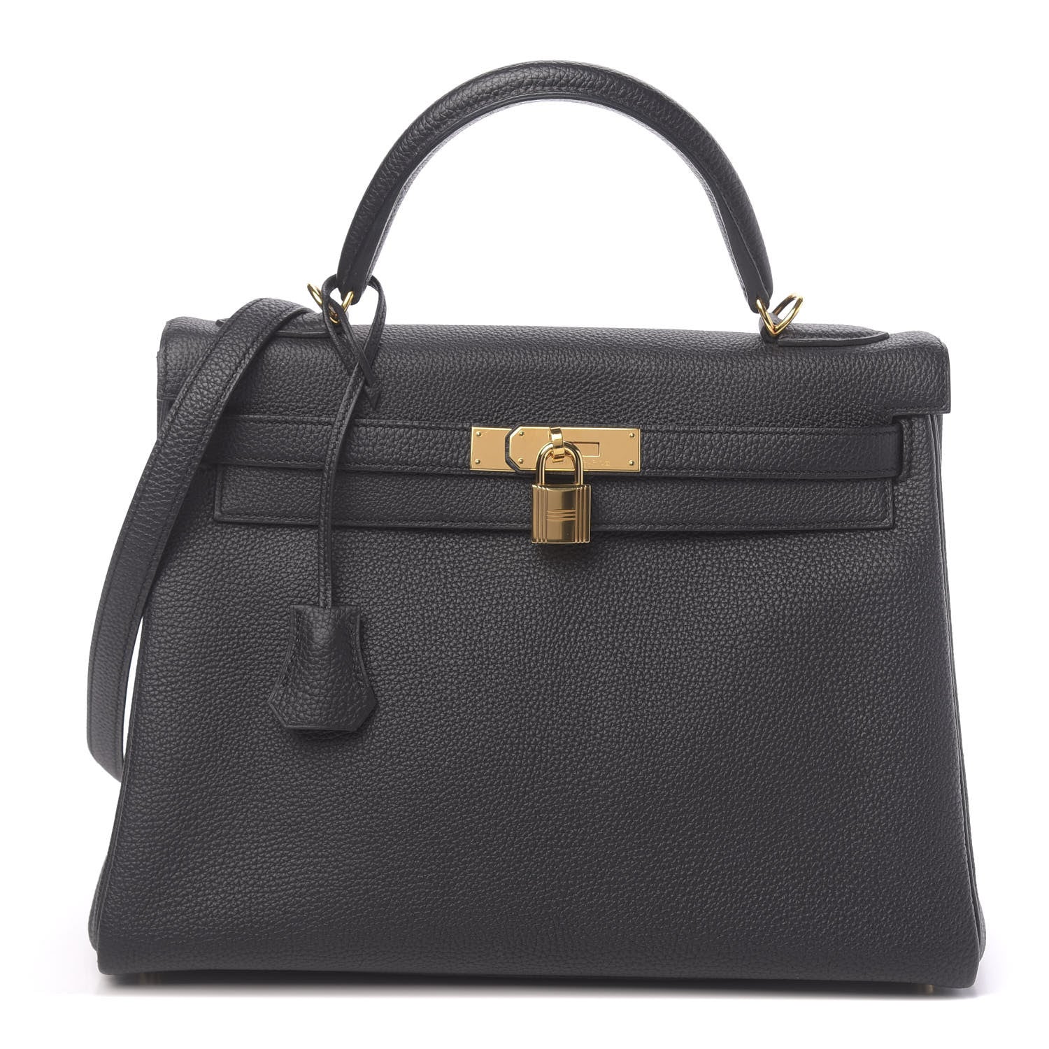 Hermes Togo Kelly Retourne 32 Black 1 of 11