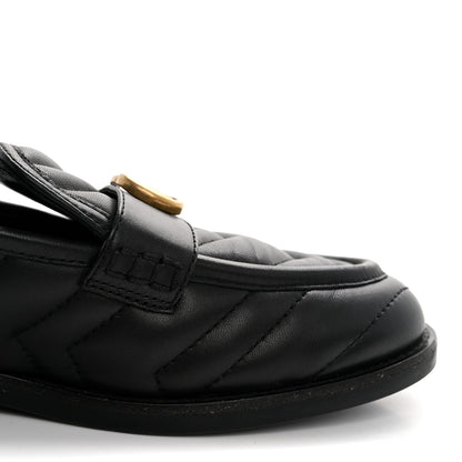 Gucci Nappa Matelasse Double G Marmont Loafers 37 Black 15 of 19