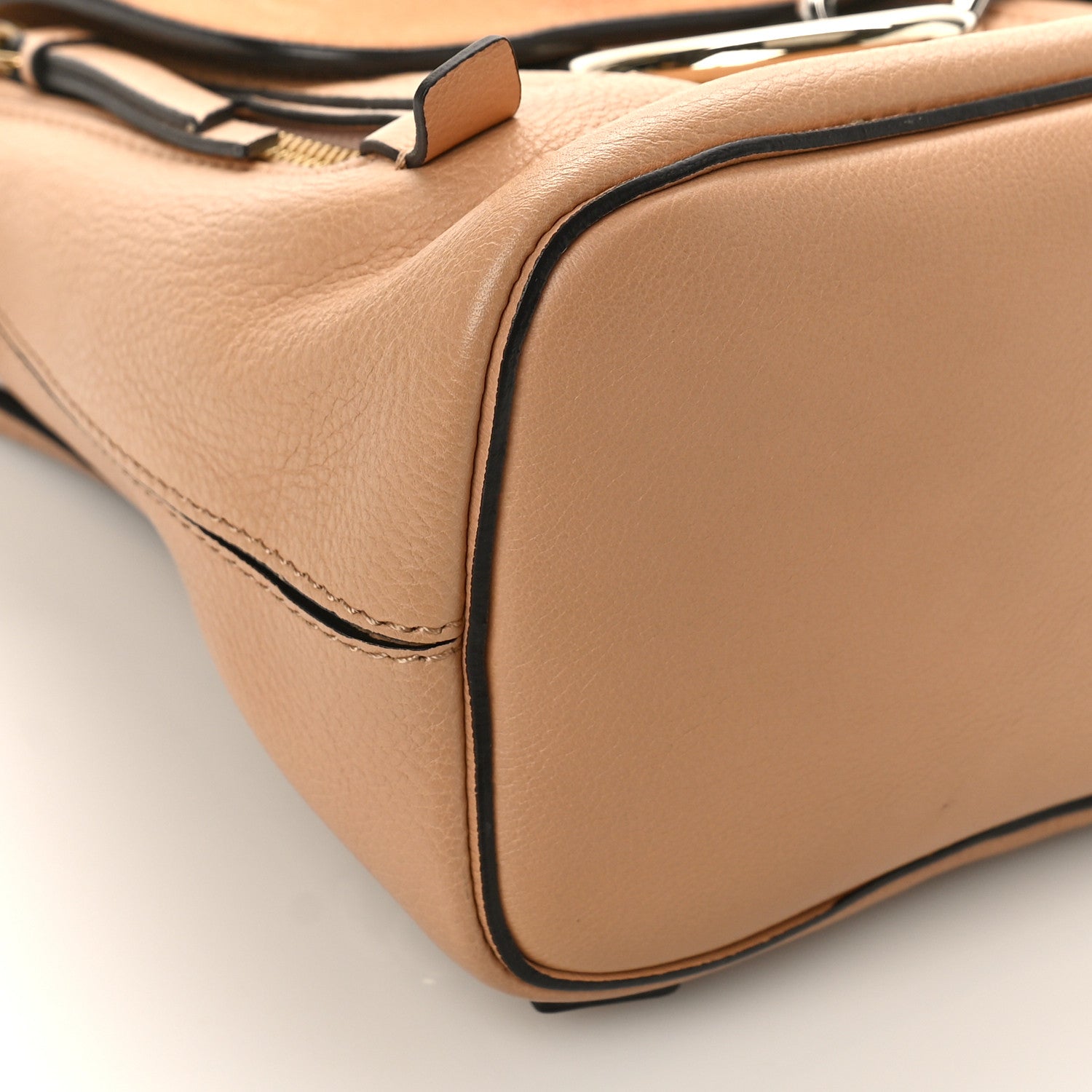Chloe Suede Calfskin Mini Faye Backpack Blush Nude 7 of 8