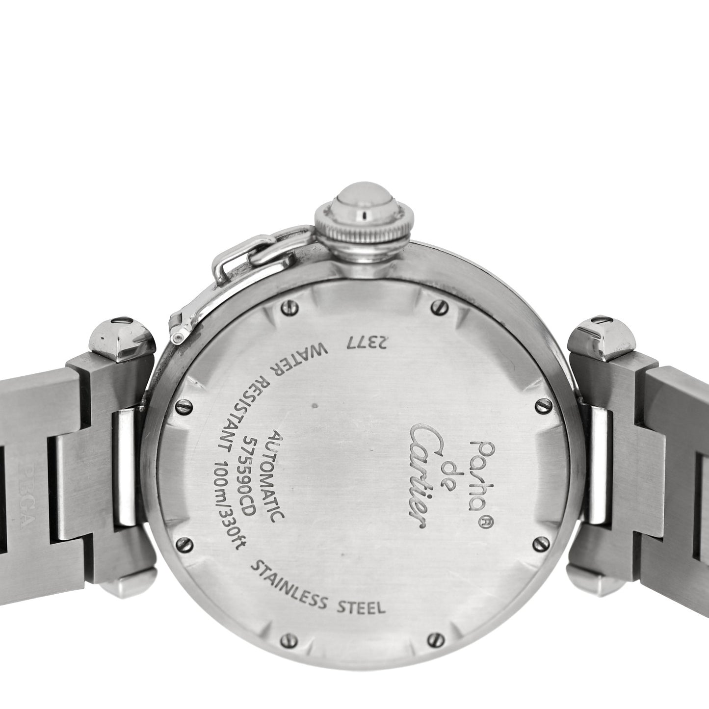 Stainless Steel 35mm Pasha GMT Automatic Watch