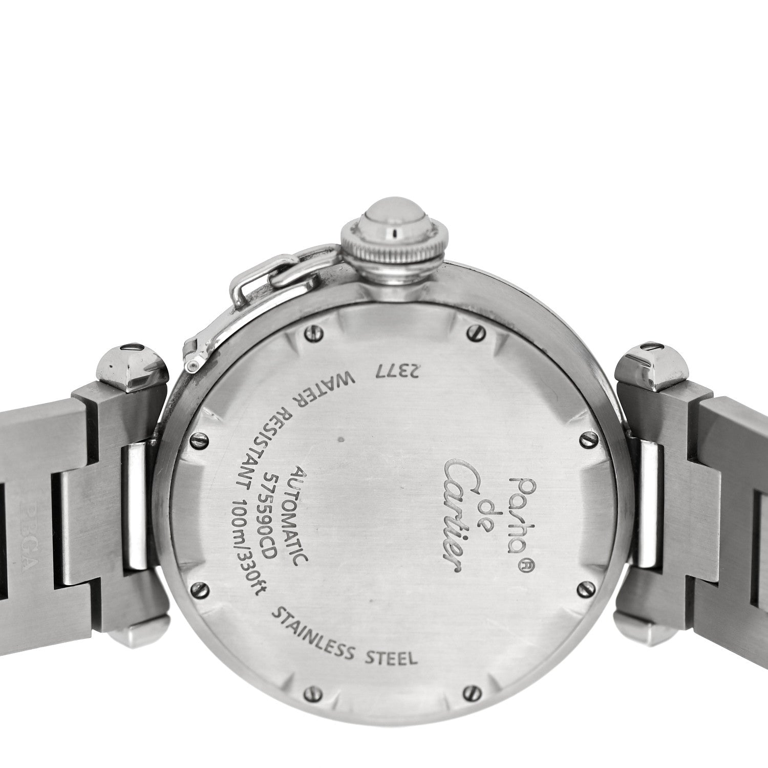 Cartier Stainless Steel 35mm Pasha GMT Automatic Watch 4 of 4
