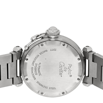 Cartier Stainless Steel 35mm Pasha GMT Automatic Watch 4 of 4