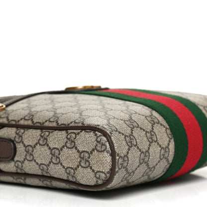 Gucci GG Supreme Monogram Web Small Ophidia Messenger Bag Brown 10 of 11