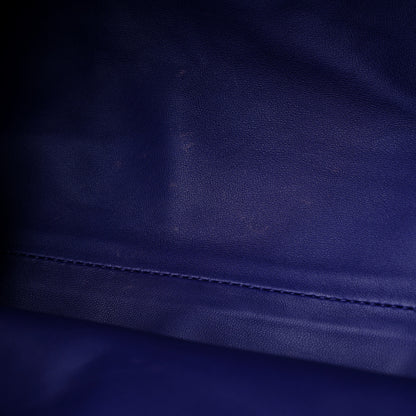 Bottega Veneta Metallic Crinkled Lambskin The Pouch Viola 10 of 14