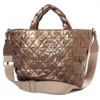 Chanel Calfskin Large Origami Tote Bronze 1 of 10