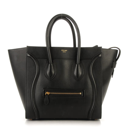 Celine Smooth Calfskin Mini Luggage Black 1 of 9