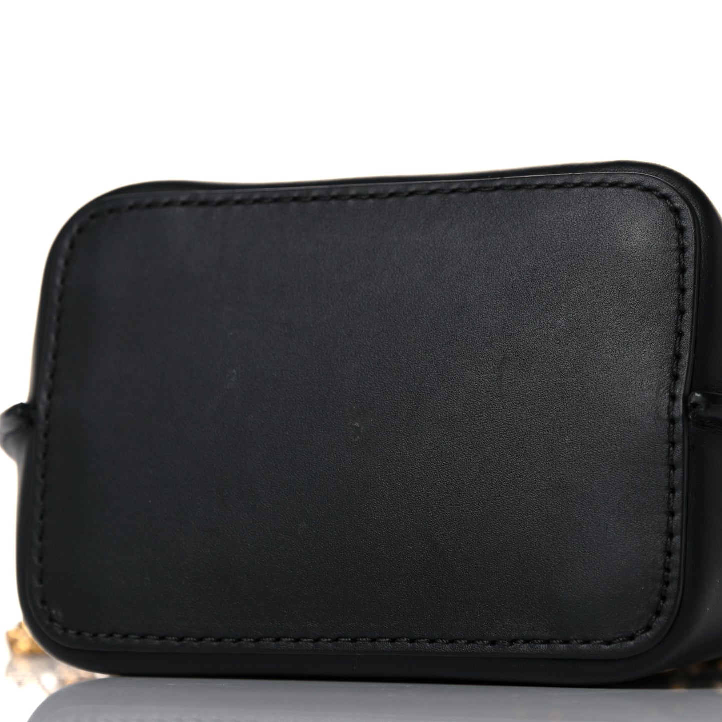 Vitello Mini Virtus Bucket Bag Black